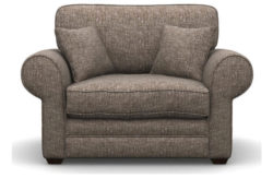 Heart of House Chedworth Fabric Cuddle Chair - Dark Grey